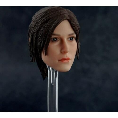 1/6 Female figure Gil head sculpture for 12 inch action figure body accessory model
