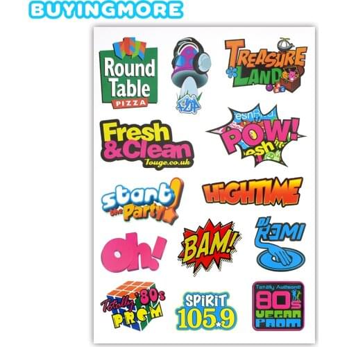 1 PCS Pop Text Matte Sticker Kids Toys Creative Buzzword Funny Sticker to DIY Laptop Guitar Fridge Luggage Skateboard Car Motor