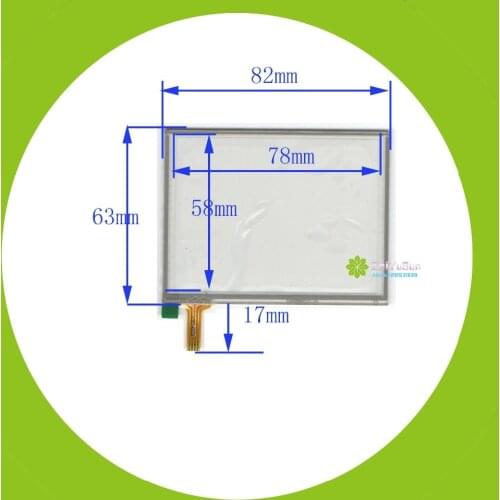 10PCS/LOT wholes TM1063E31 82mm*63mm 3.5inch 4 lins Touch Screen glass touchsensor 82*63glass digitizer Good This is compatible