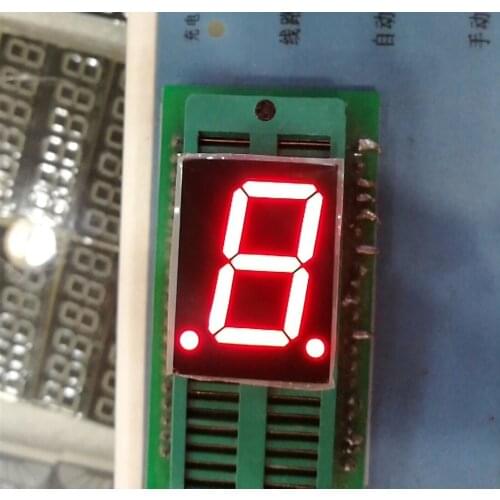 10PCS New and original 1 Bit 0.8 inch Digital Tube LED Display red Light 7 Segment Common Cathode 13PIN