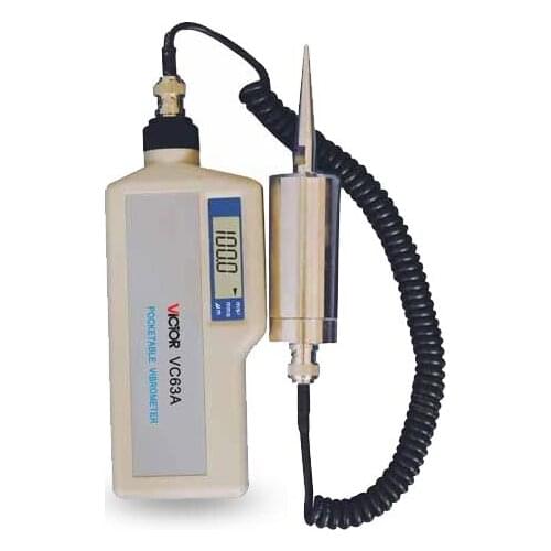 Victor VC63A 100% Authentic 3 1/2 Vibrometer Handheld Vibrometer VC63A Vibration Tester Acceleration Frequency Test Instrument