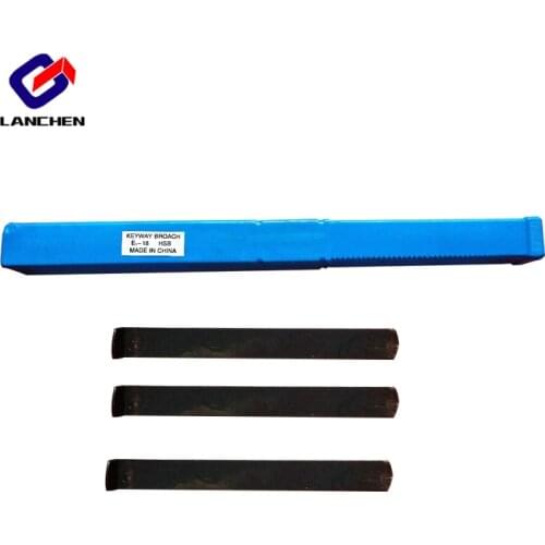18mm E Push-Type Keyway Broach Metric Sized HSS Broach Cutting Tool knife with Shim for CNC Machine