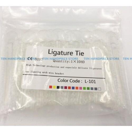 2018 good quality 2Pack(80pcs)Dental Orthodontic Materials Transparent Color Ligature Ties Rubber Band Elastic Dentist Products