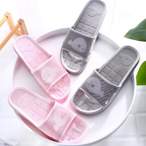 2021 Couple Summer Home Slippers Simple Shoes Non-Slip Bathroom Slides Flip Flops Couples Indoor Male Platform Slippers TX358