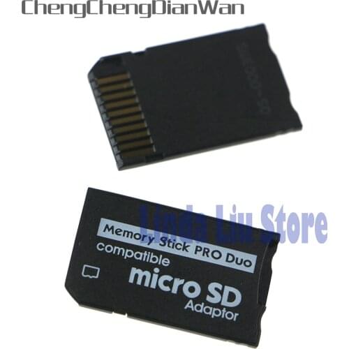 ChengChengDianWan 3pcs New Micro SD SDHC TF to Memory Stick MS Pro Duo Reader for PSP 1000 2000 3000 Adapter Converter