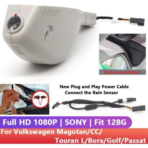 Plug and play Car DVR Video Recorder Dash Cam Camera hd 1080P high quality For Volkswagen Magotan/CC/ Touran L/Bora/Golf/ Passat