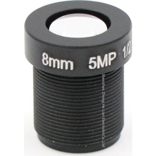 CCTV Camera 8mm Lens 5.0 MegaPixel 39 Degree MTV M12 x 0.5 Mount Infrared Night Vision Lens For CCTV Camera