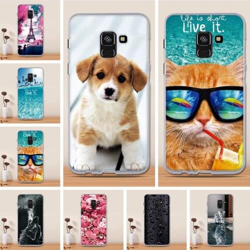 For Samsung Galaxy A8 2018 Case Silicone Soft TPU Back Cover for Samsung A8 2018 Case Cover for Samsung A8 2018 Funda Coque Capa