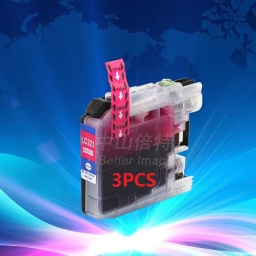 INK WAY Non-OEM LC223M Magenta LC 223 Kite Replacement Ink for Brother DCP-J4120DW & MFC-j4620dw j4625dw etc