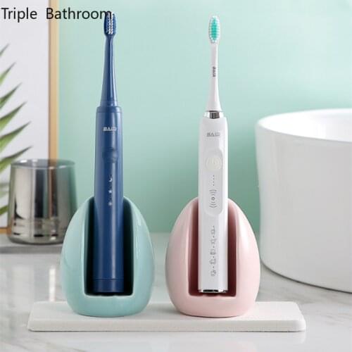Light Luxury Tooth Brush Holder Ceramic Household Bathroom Organizer Washing Tools Toothbrush Holder Shelf Accessories