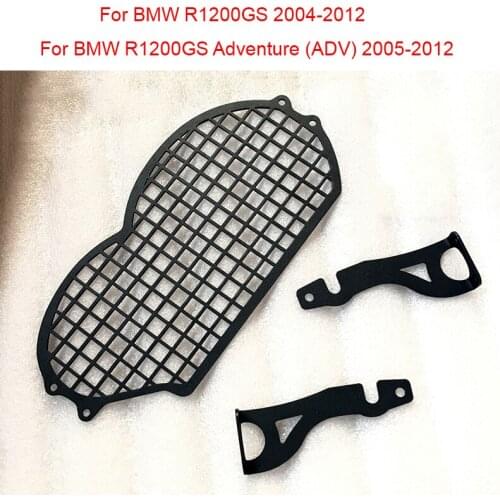 For BMW R1200GS R 1200 GS Adventure ADV 2004-2012 CNC Motorcycle Headlight Guard Protector Free shipping