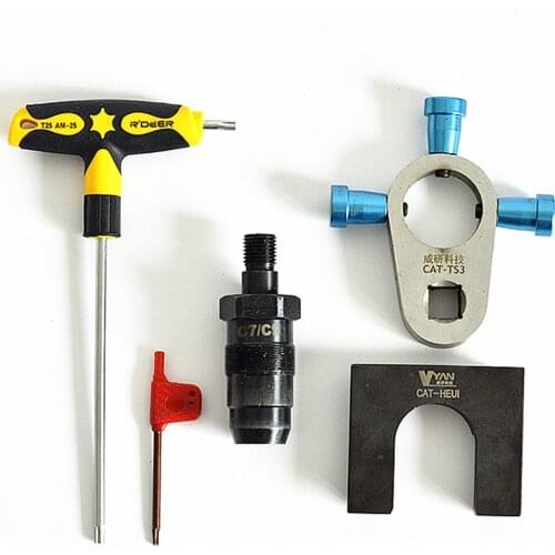 For CAT C7C9 common rail injector HEUI repair tool set clamp C7C9 adaptor
