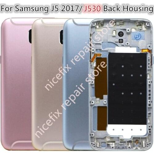 For Samsung Galaxy J5 2017 J530 Back Housing Battery Back Cover Door Battery Replacement Parts for SAMSUNG J530 housing