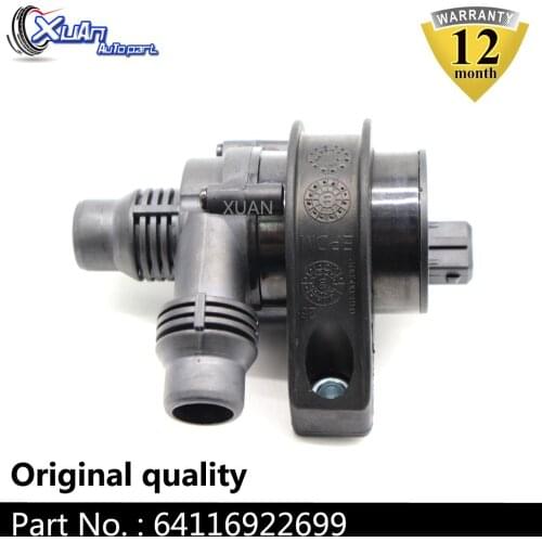 XUAN Cooling Auxiliary Water Pump 64116922699 For BMW E39 E60 E61 E63 E64 E65 E66 E67 E53 X5 E38 525i 528i 530i 745i 750Li 750i