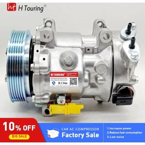 For PEUGEOT 308 AC COMPRESSOR SD7C16 For CITROEN C4 Picasso 1.6 HDi 2007- 9800839580 9671216780 9659875880 8FK351334171 96519114