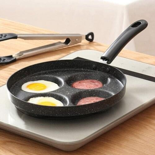 LBER Frying Pan, 4 Cup Omelette Pan Non- Stick Frying Pan Egg Pancake Kitchen Cookware Cooking Tool