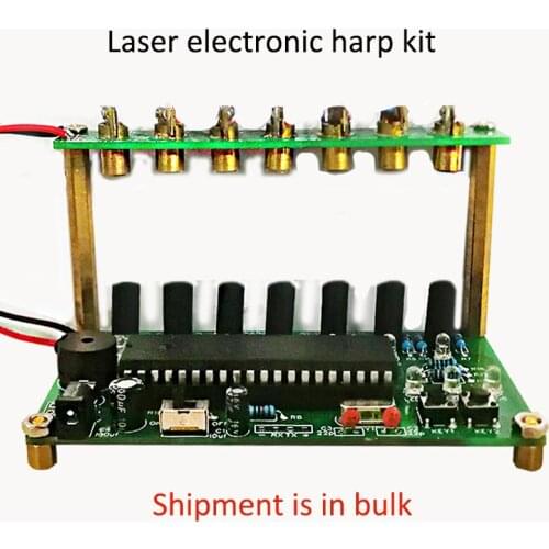 Laser Harp Kit Electronic Diy Training Welding 51 Single Chip Computer Electronic Organ Electronic Production Kit Parts