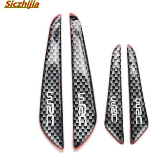 4 car sticker door side protection sticker for SEAT Ibiza Leon Toledo Arosa Alhambra Exeo FR Supercopa Mii Altea Cordoba cupra