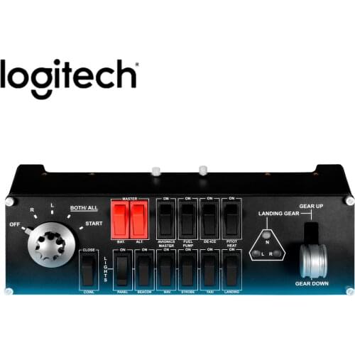 Logitech G Pro Flight Switch Panel Flight Simulator X,Prepar3D 2.2+,X-Plane 10
