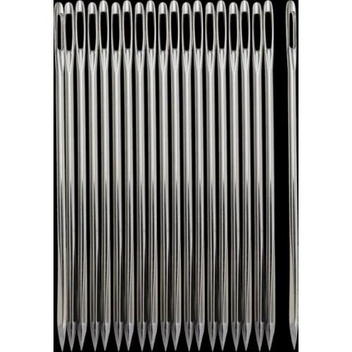 Useful 10pcs / set (8 sizes) stainless steel DIY handmade leather needles for home Triangular pin sewing tools accessories