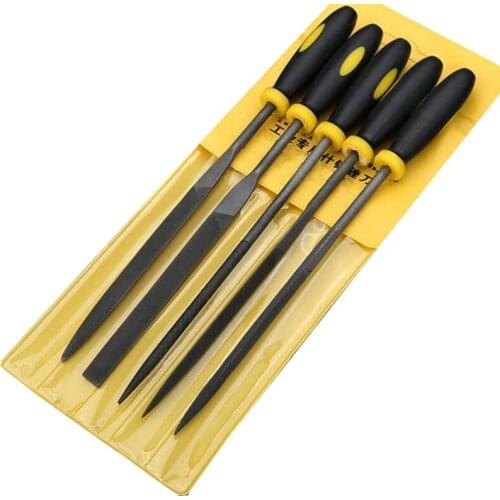 5 Pieces/Set of Professional Technical Diamond File 3X140Mm Raft Needle Metal Cutting Tool Gl Metal Stone Carving