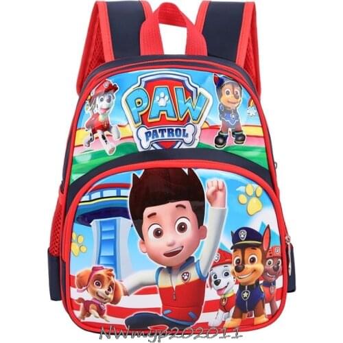PAW PATROL Cute Cartoon Backpack Students School Bags Boys Girls Daily Backpacks Children Bag Kids Toddler Schoolbags Gift