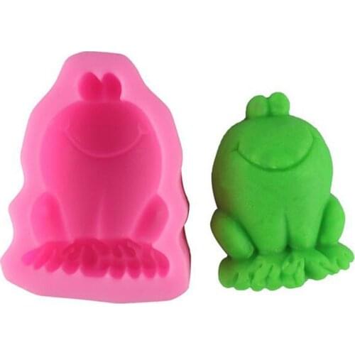 Frogs Sugar Cake Silicone Molds Handmade Chocolate Cookies Dessert Desserts Decorative Molds DIY Kitchen Baking Tools Jelly