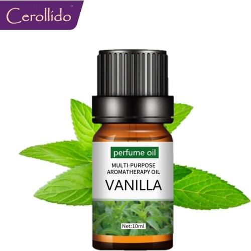 Vanilla Perfume Oil Essential Oil 10ml For Diffuser Aromatherapy DIY Soap Making Fresh Air Peppermint Lavender