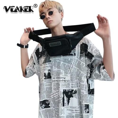VEAKER Men's T-shirts With Print