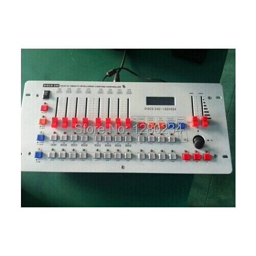 High quality stage light computer 240 road dmx dj controller 3 pin dmx output connect can control 12pcs stage lights led par can