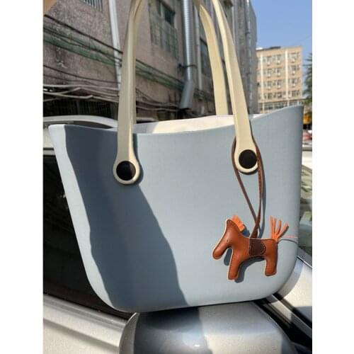 Women Handbags New Collection Light Grey Color Big Size Bags Shoulder Totes 2021
