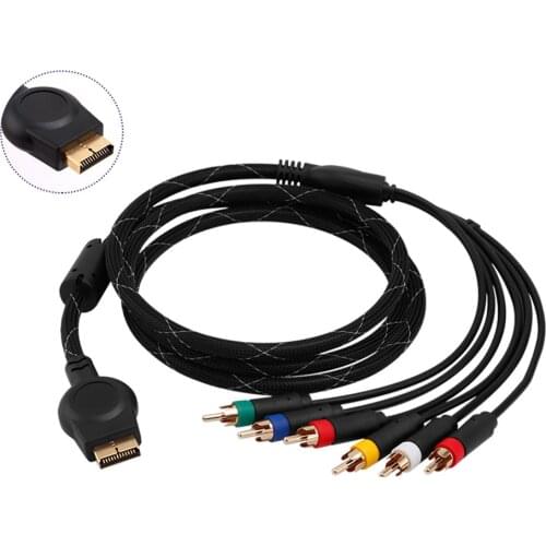 1.8m/6FT Multi Component AV cable For Sonyfor PS2 /PS3 game cable Games accessories