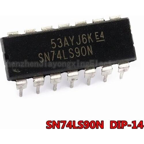 10pcs/lot SN74LS90N SN74LS90 HD74LS90P HD74LS90 74LS90N 74LS90 DIP16 Best quality In Stock