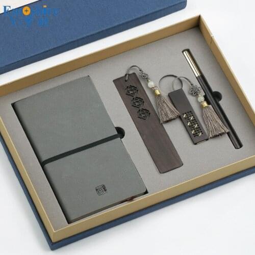 16 GB USB Flash Drives Roller Ball Pen Ballpoint Pen Bookmarks Notepad Set High-end Business Office Gifts Custom Lettering P433