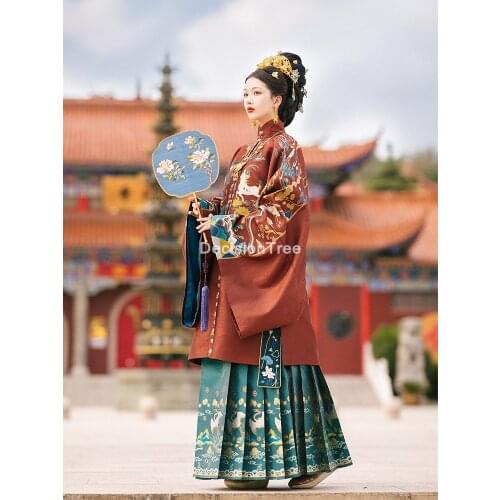 2021 chinese traditioanl hanfu woman elegant fairy folk dance costume oriental stage performance retro clothes oriental clothes