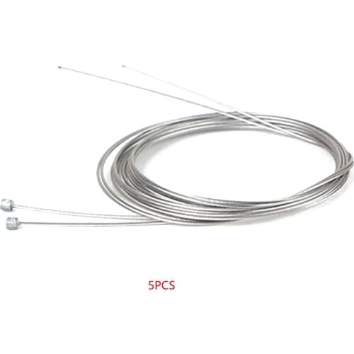 5pcs Road Cycling Fixed Gear Bicycle Brake Line MTB Bike Steel Wire Brake Cable Bike Accessories