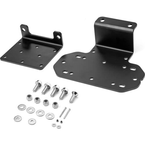 UTV Accessories For YAMAHA 2006-2011 RHINO 450 Front Winch Mount Plate Kit Solid Steel Wth Power Coated Black Surface