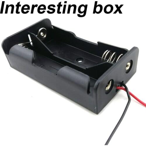 18650 battery box 2 pcs diy kit solder-free battery box with cable series battery box