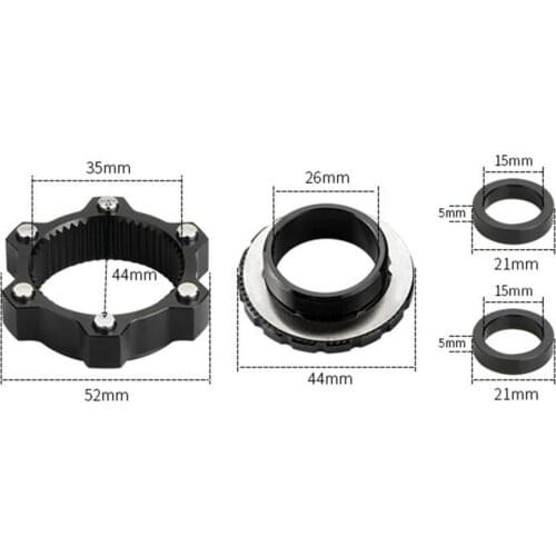 GUB Centerlock to 6-hole Adapter 100*15mm to 110*15mm Center Lock conversion 6 hole Brake Disc, Center Lock for 6 Bolt