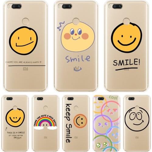 Cute Smile Funny Love Pink Back Cover For Xiaomi MI A1 A2 LITE 8 SE Soft Silicone Phone Case For Xiaomi MI 5 5C 5S 5X 6 6X Plus