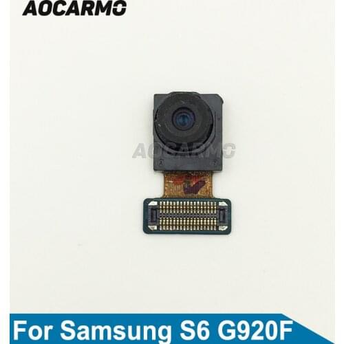 Aocarmo Front Face Camera Flex Ribbon Cable Replacement Part for Samsung Galaxy S6 SM-G920F