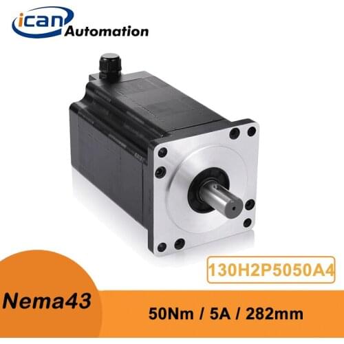 ICAN Nema51 50Nm 5A 282mm Big Stepper Motor For Washing Machine