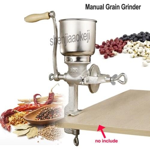 Hand-cranked Grain Grinder Corn Nut soy peanuts rice Manual Graining machine Restaurant Cereals Grinder
