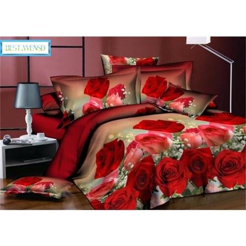 Bedclothes New Bedsheet King Size Quilt Cover Set Bedding Set Kids Full Queen Size 3d Bedclothing Comforter Bedding Sets Flower
