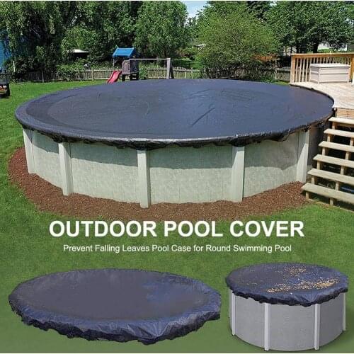 210D Pool Ground Cover Outdoor Round Leaf Proof Cloth Dust Cover Dustproof Floor Cloth Mat Cover Outdoor Garden Swimming Pool