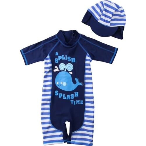 Lioraitiin 1-6Years New Toddler Infant Child Kid Swimming Boys Girl Swimsuit Rash Guard Costumes Short Sleeve Bathing Wear