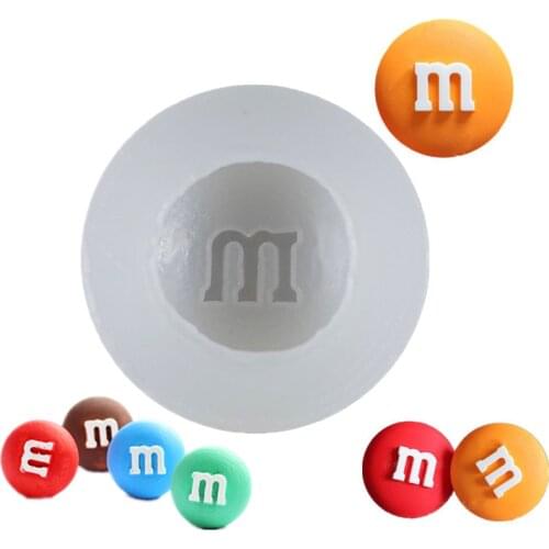 M Bean Liquid Silicon Mold Sugar Mold Chocolate Cake Mold Decoration Mold Aroma Plaster Mold Dripping Mold Baking Tools A1664