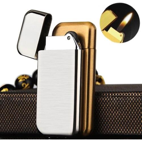 Grinding Wheel Metal Creative Inflatable Lighter Creative Open Flame Lighter Cigarette Accessories Gas Lighter