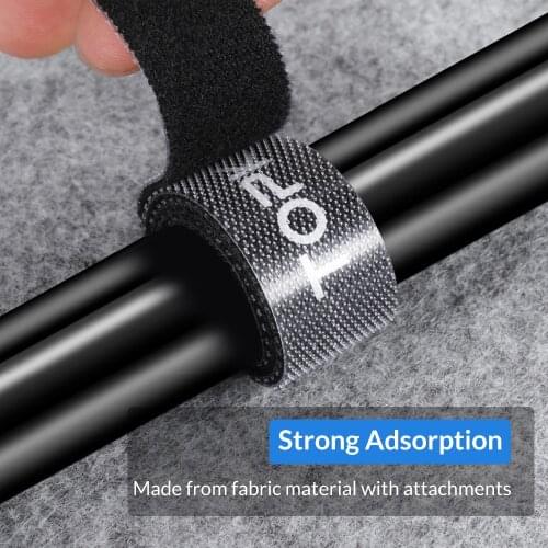 Hook and Loop Nylon Buckle Headset Data Cable Storage Buckle for Tying Thin Wires Charging Cable Ties Cintas Elasticas Para
