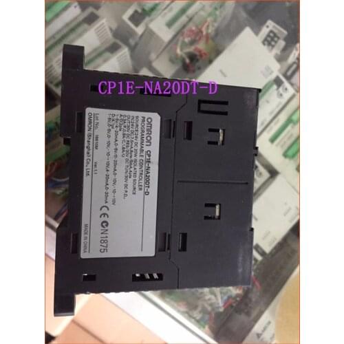 New Original CP1E-NA20DT-D CP1E PLC CPU for Omron Sysmac 20I/O 12DI 8DO Transistor CP1E NA20DT